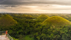 Chocolate Hills in Bohol Island