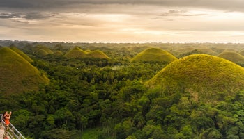 Chocolate Hills in Bohol Island