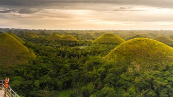 Chocolate Hills in Bohol Island