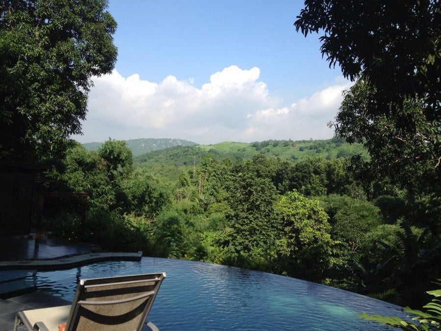Wonderful overlooking view in Flor's Garden in Antipolo