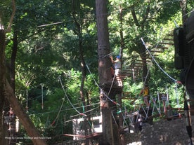 One of the many obstacle courses in Caniaw Heritage and Forest Park in Ilocos