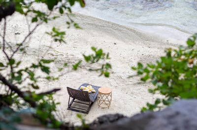 Private spot on Amorita Resort's wide beach area