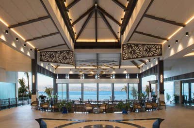 Calming view from this restaurant in Dusit Mactan Resort