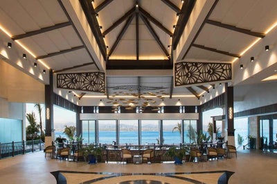 Calming view from this restaurant in Dusit Mactan Resort