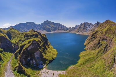 Breathtaking aerial view of Mt. Pinatubo in Tarlac