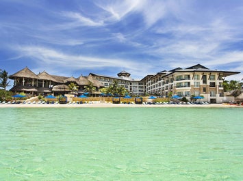 Clear waters of The Bellevue Resort Beach