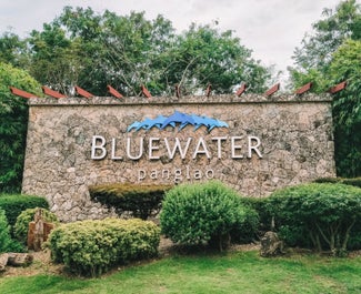 Signage of Bluewater Panglao in Bohol Philippines