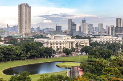 View of MAnila from Intramuros during daytime