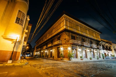 Streets of Intramuros at night