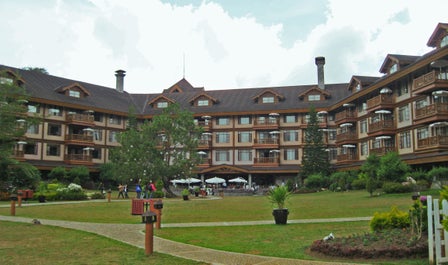 Facade of the building of The Manor in Baguio