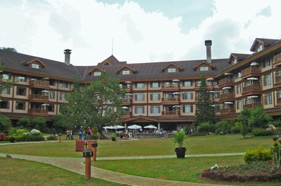 Facade of the building of The Manor in Baguio