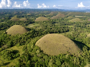 Famous sight of Chocolate Hills