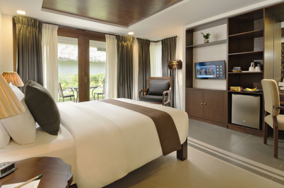 Superior bedroom at Mithi Resort