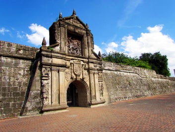 Facade of Fort Santiago in Intramuros