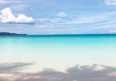 Clear blue waters of Boracay