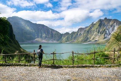 View of the Mt. Pinatubo Crater Lake