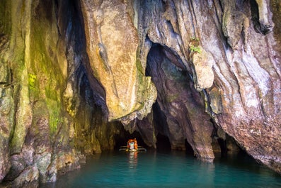 Entrance to the Underground river of Puerto Princesa