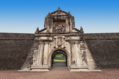 Facade of Fort Santiago in Intramuros