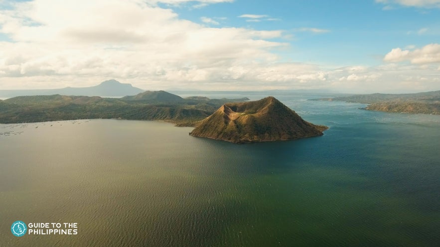View of Taal Lake and Volcano in Tagaytay, Philippines View of Taal Lake and Volcano in Tagaytay, Philippines