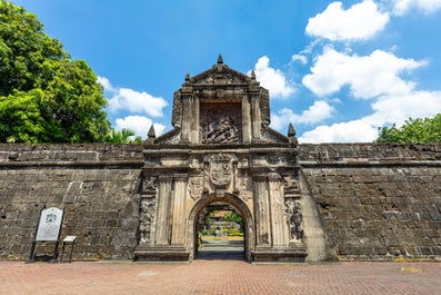 Facade of Fort Santiago in Intramuros