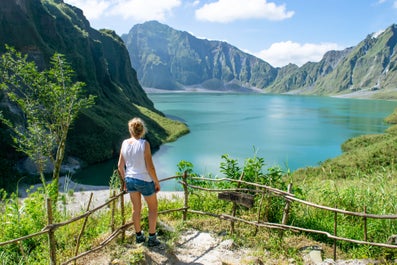 Beautiful view of Mt. Pinatubo Crater Lake