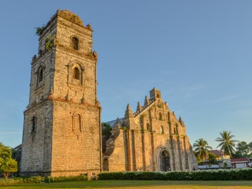 Sunrise over Paoay Church in Laoag