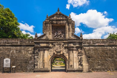 Stone structure of Fort Santiago in Intramuros