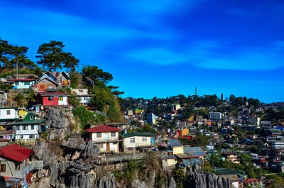 Colorful houses in Baguio