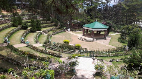 Bell amphitheater inside Camp John Hay