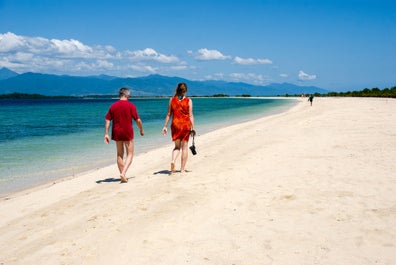 Tourists in Honda Bay Palawan