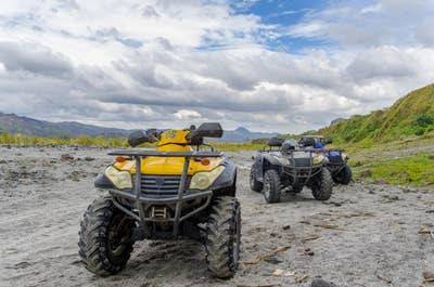 4x4 ATV vehicle in Mt. Pinatubo