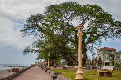 Benches in Rizal Boulevard, Dumaguete