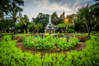 Fountain inside Fort Santiago in Intramuros