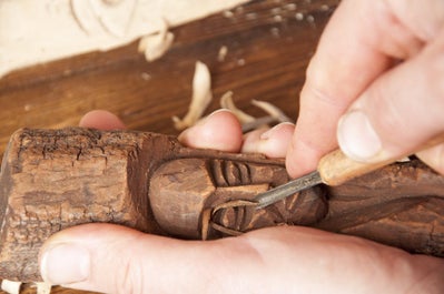 Detailed work of art by Ifugao wood carvers