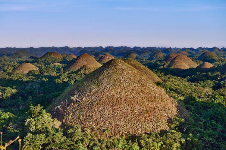 Popular view of Chocolate Hills in Bohol