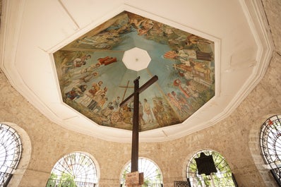 Ceiling of Magellan's Cross in Cebu