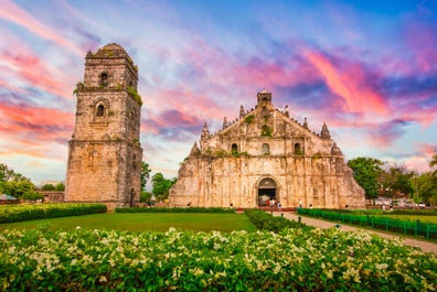 Colorful skies in Laoag