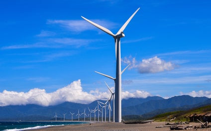 Clear skies in Bangui Windmills