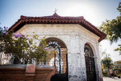 Facade of Magellan's Cross in Cebu