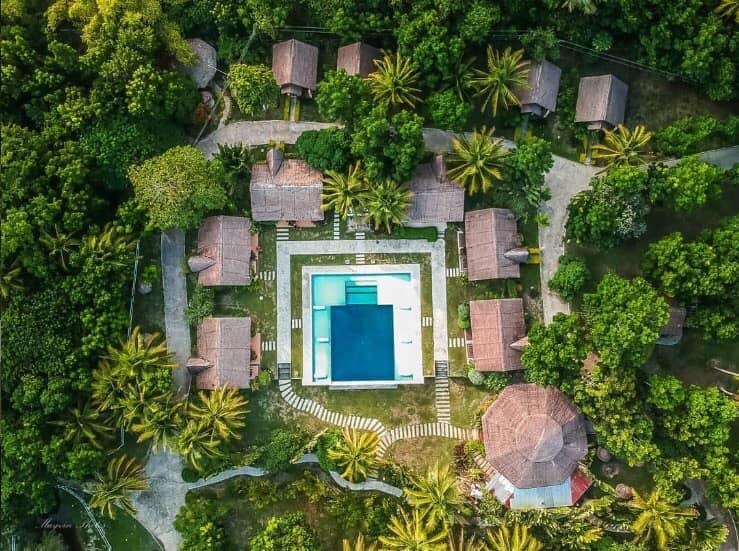 Aerial view of Catanauan Cove Resort