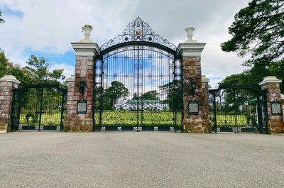 Facade and main gate of The Mansion House
