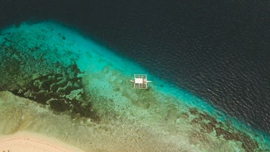 Aerial view of Pamilacan Island in Bohol