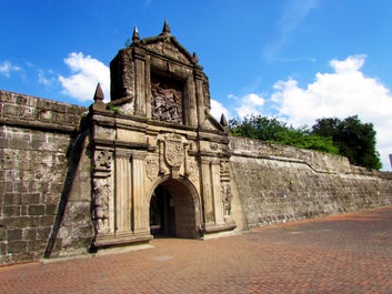 Facade of Fort Santiago in Intramuros