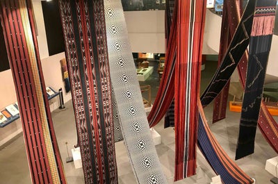 Display at Museo Cordillera, an ethnographic museum