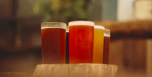 Glasses of beer at Craft 1945 in Baguio