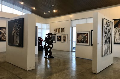 Art display at Bencab Museum in Baguio