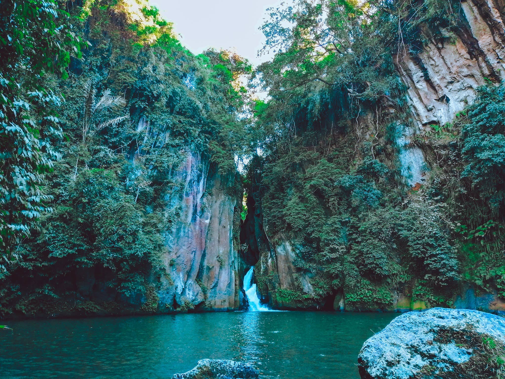 Malibiclibic Falls in Cavite