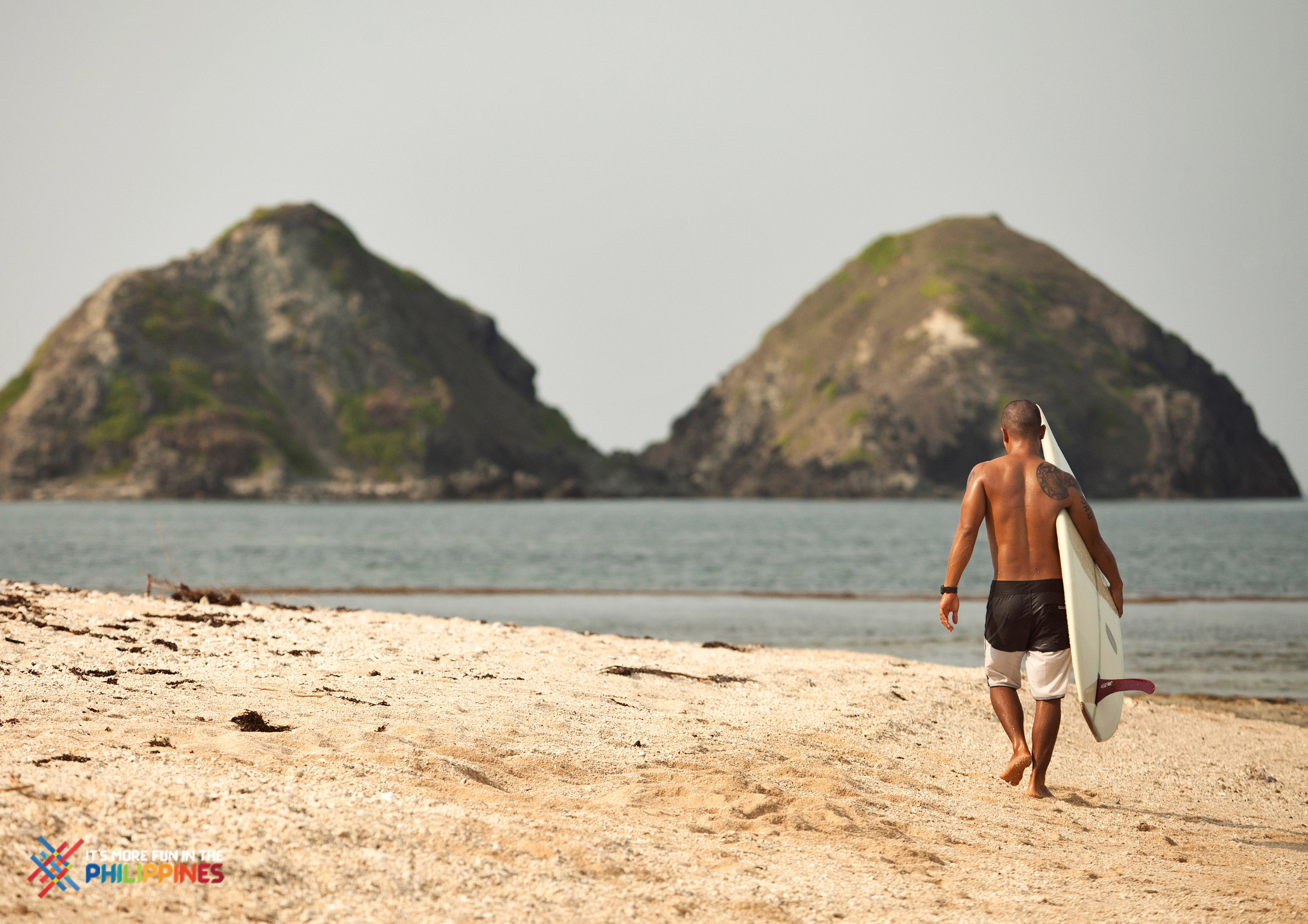 Beach of Blue Lagoon in Ilocos Norte