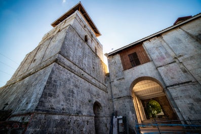 Stone structure of Baclayon Church in Bohol