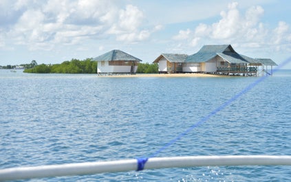 View from the boat during Honda Bay island hopping